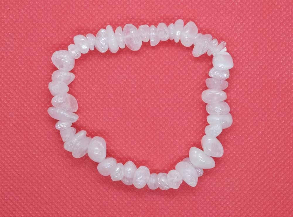 CRYSTAL BRACELET Rose Quartz Aura