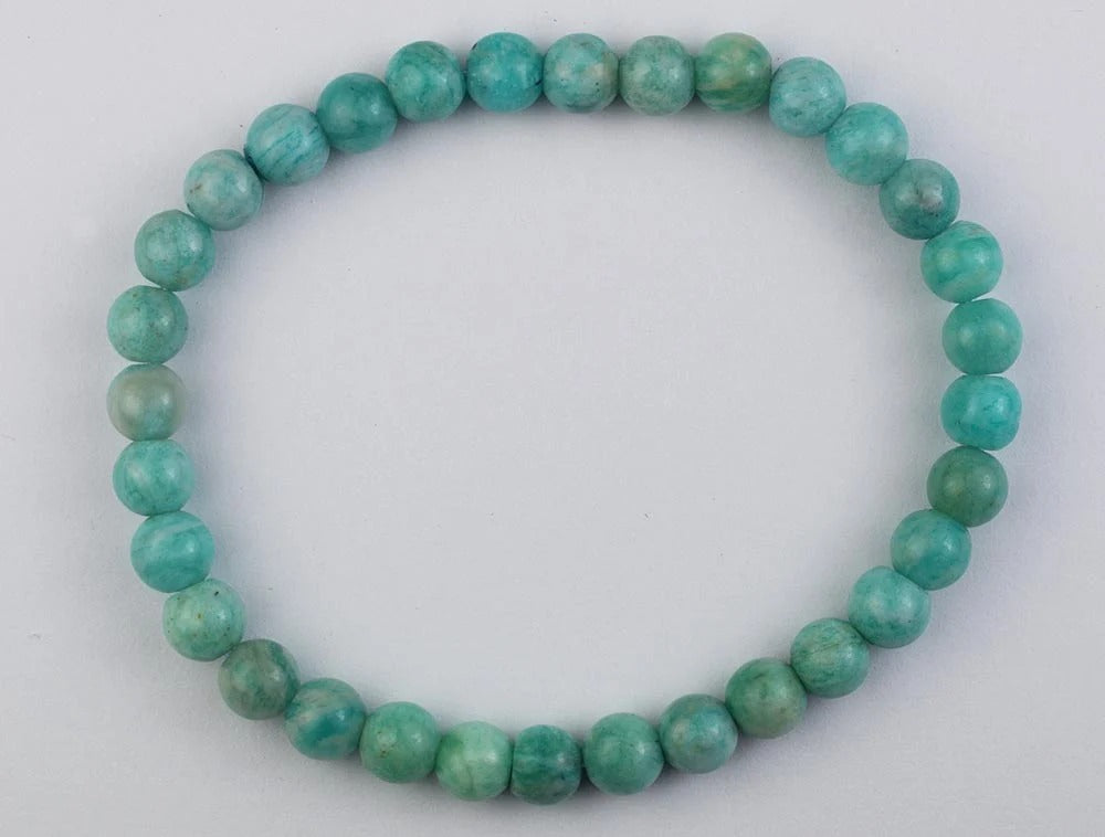 CRYSTAL BEAD BRACELET Amazonite