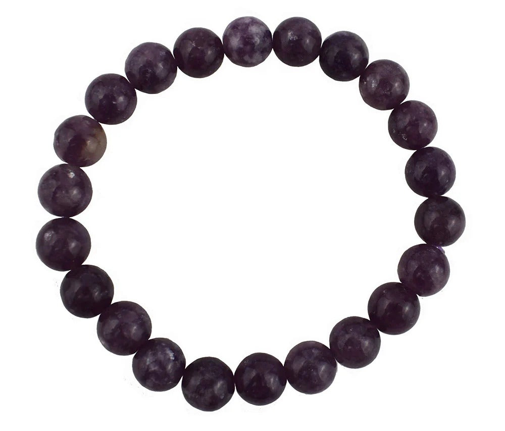 CRYSTAL BEAD BRACELET Lepidolite