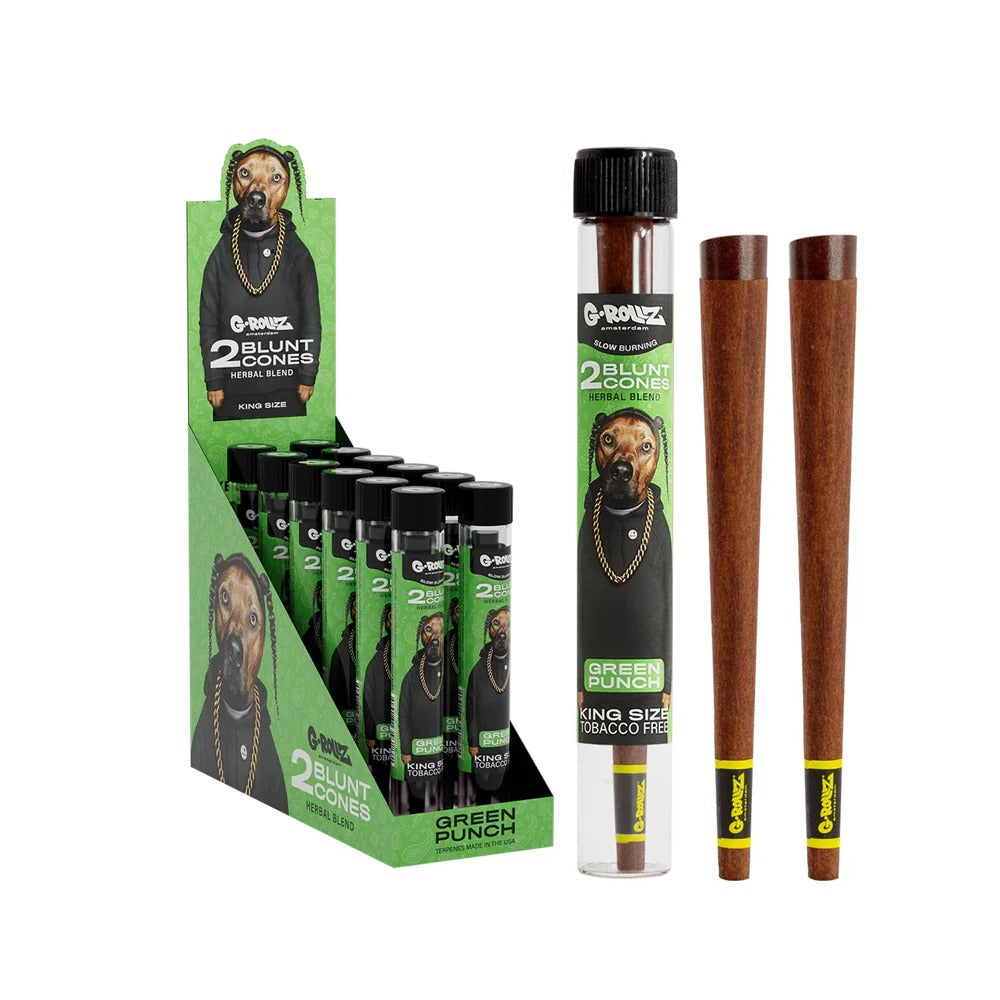 G-ROLLZ Yerba Green Punch Blunts Cone