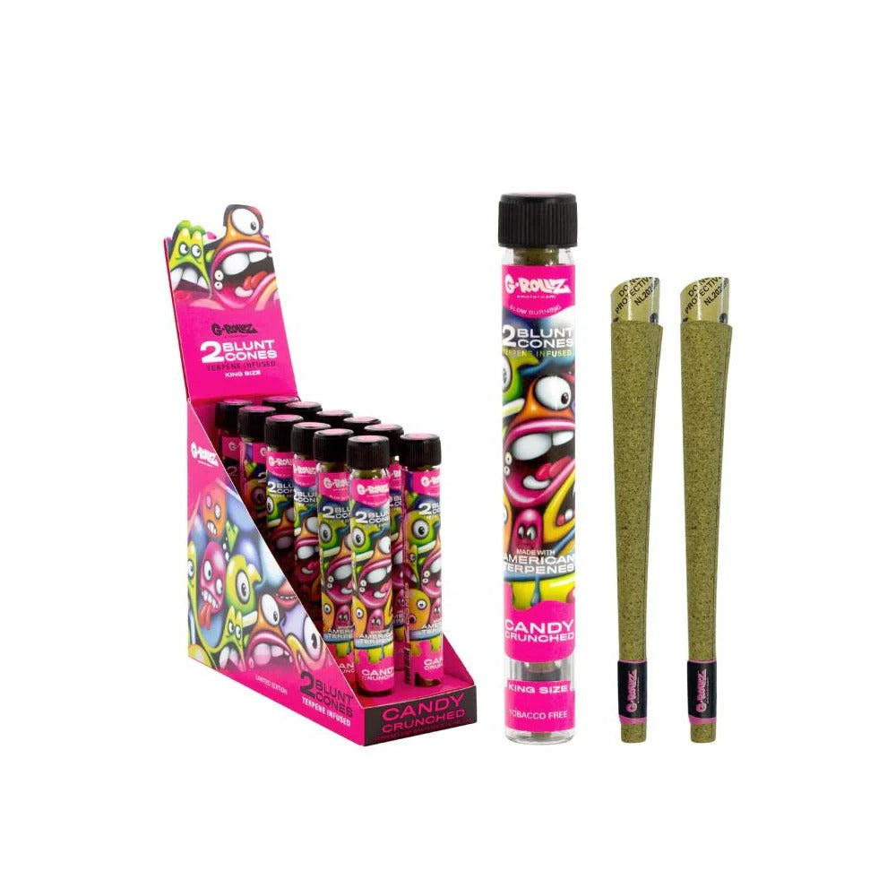 G-Rollz Terpene Infused Blunt Cones Candy Crunched