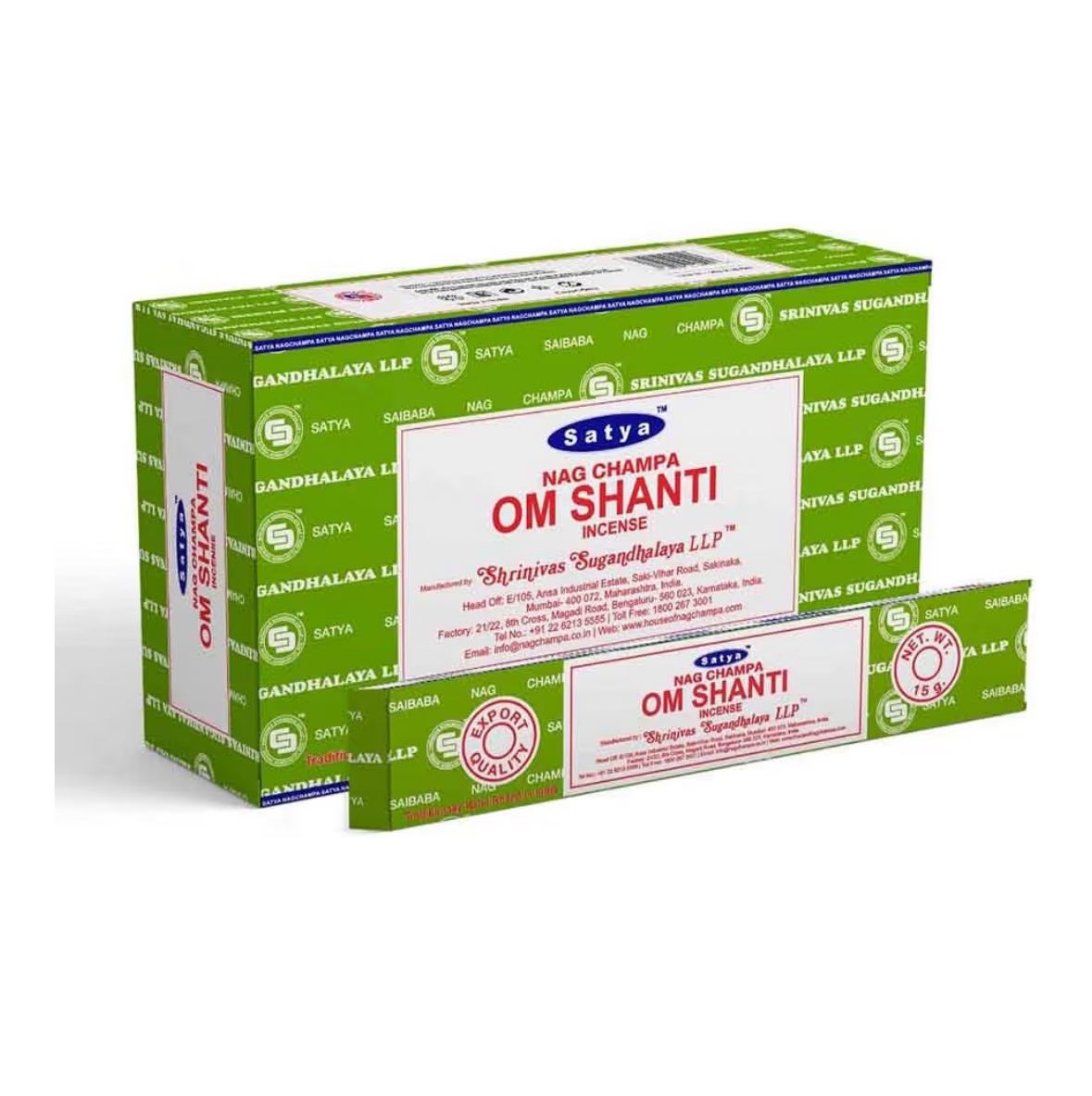 Satya Incense Om Shanti