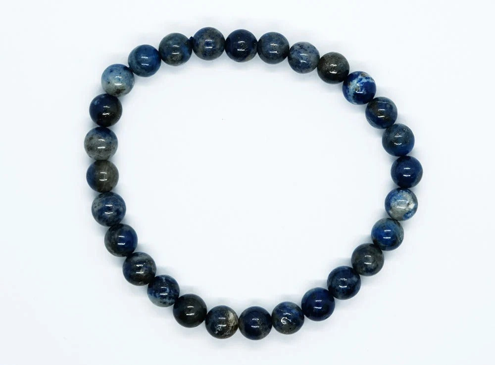 Bracelet 6mm Bead Lapis