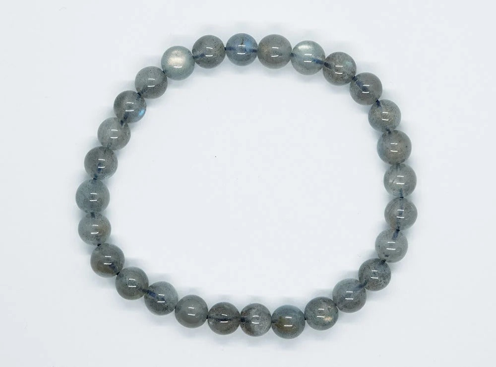 Bracelet 6mm Bead Labradorite
