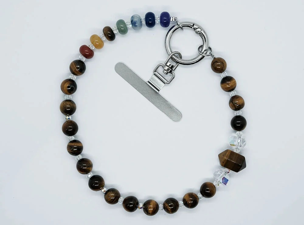 Phone Chain Tiger Eye & Wand