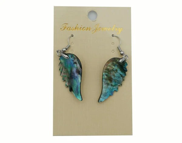 Earrings Wing Abalone