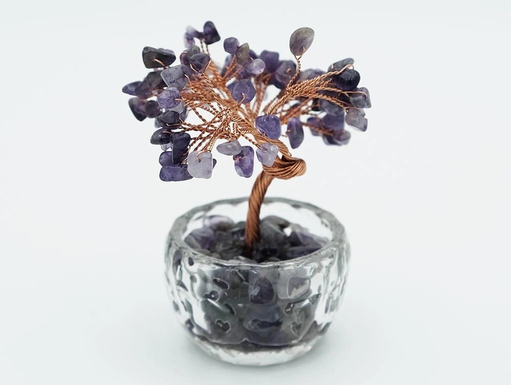 Tree Amethyst Crystal Bowl