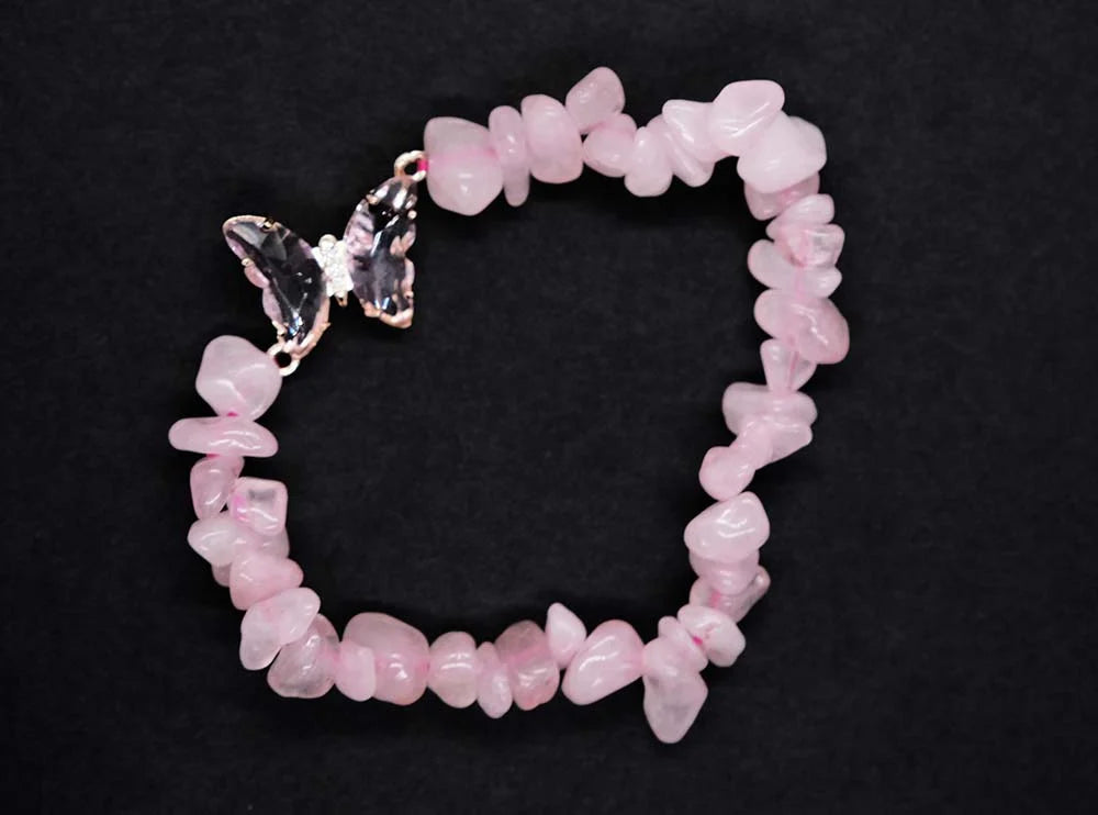 Bracelet.Ch Butterfly Rose Qz SKU: 60136