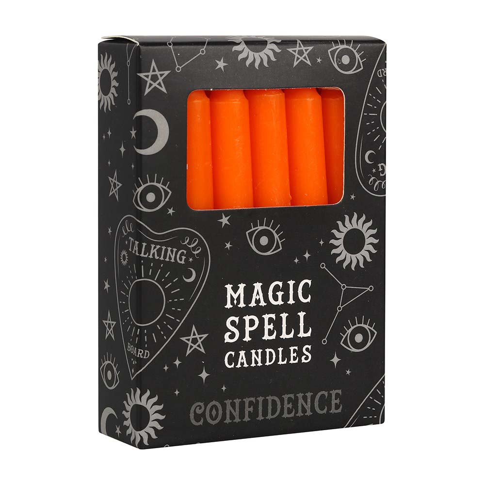 Spell Candles Confidence Orange X12