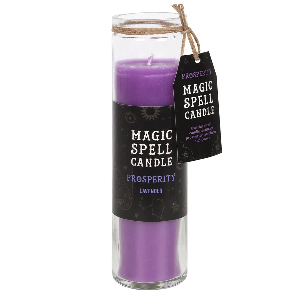 Spell Candle Tube Lavender Prosperity