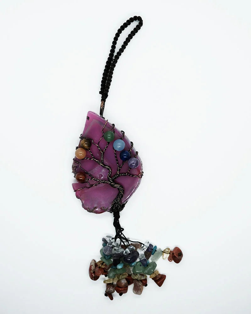 Hanger TOL On Agate Slice Pink SKU: 80856