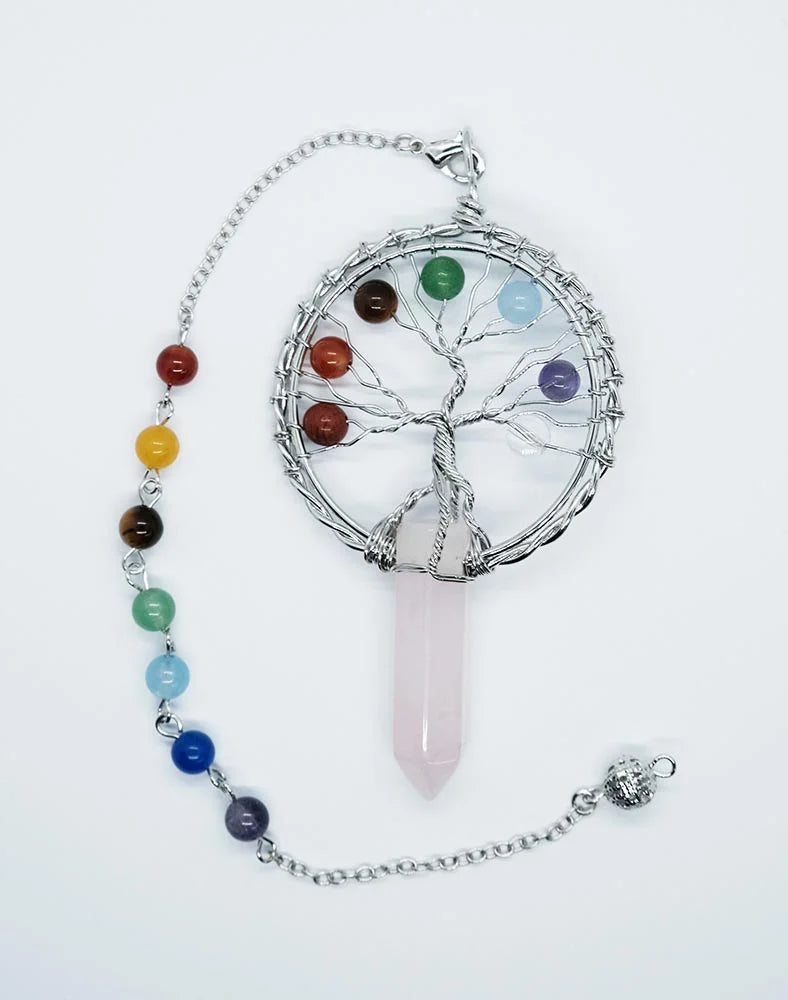 Hanger Chakra TOL Rose Quartz Wand