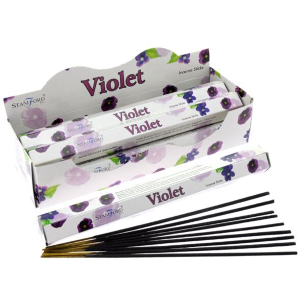 Stamford Premium Hex Incense Sticks Violet