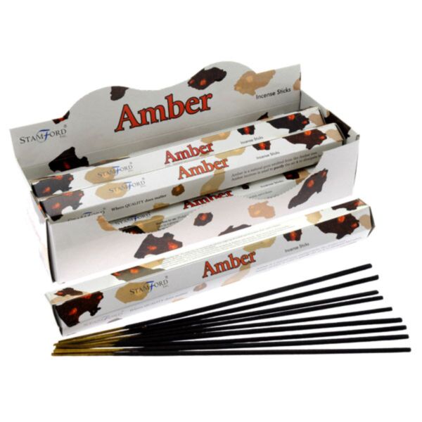 Stamford Premium Hex Incense Sticks Amber