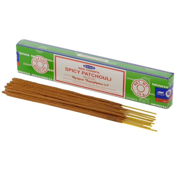 Satya Spicy Patchouli Nag Champa Incense Sticks