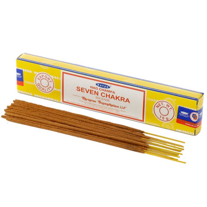 Satya Seven Chakra Nag Champa Incense Sticks
