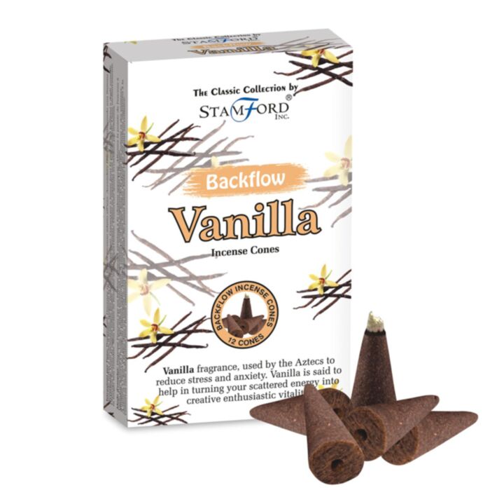 Stamford Backflow Incense Cones Vanilla