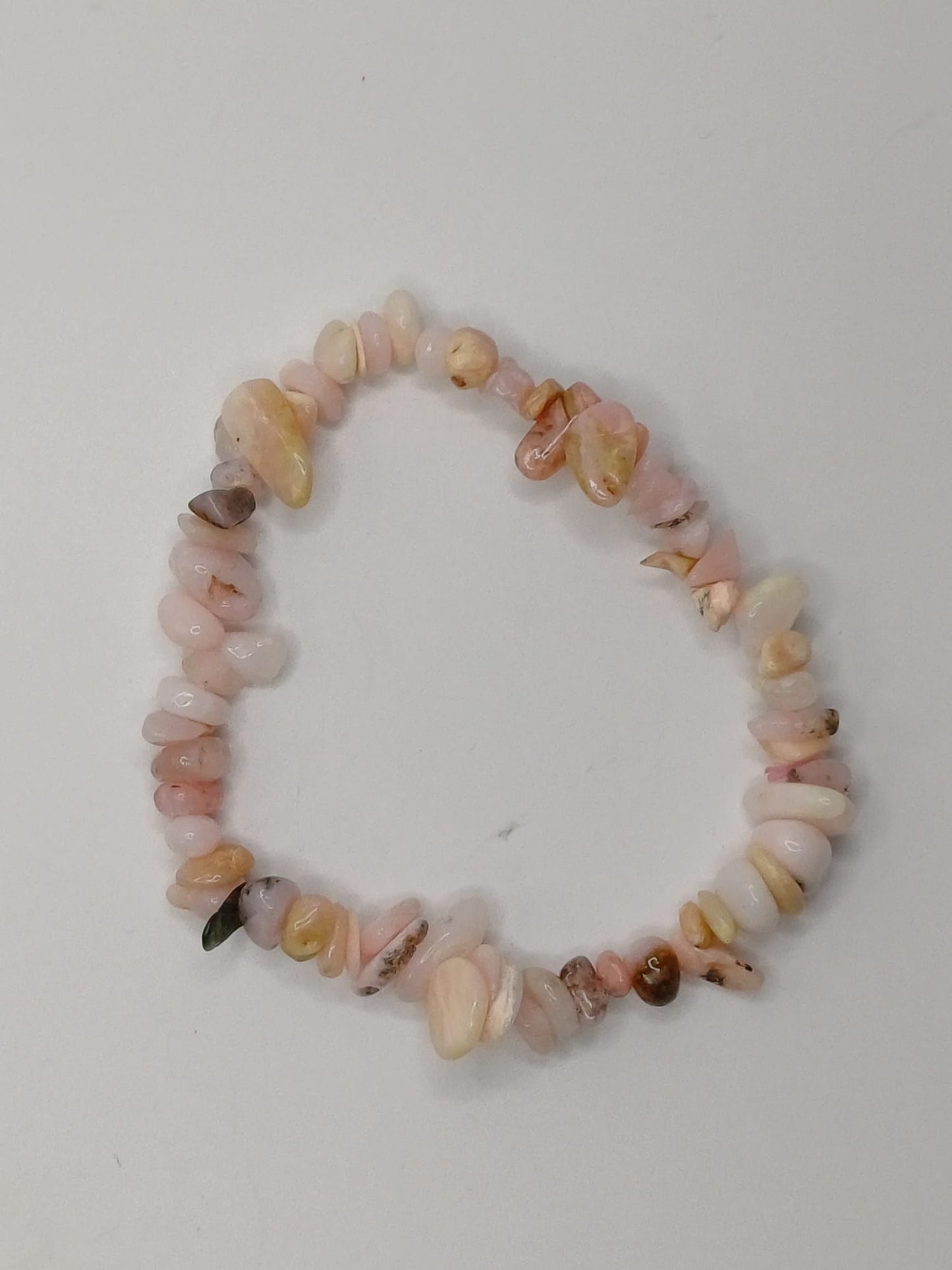 CRYSTAL BRACELET Pink Opal Chip