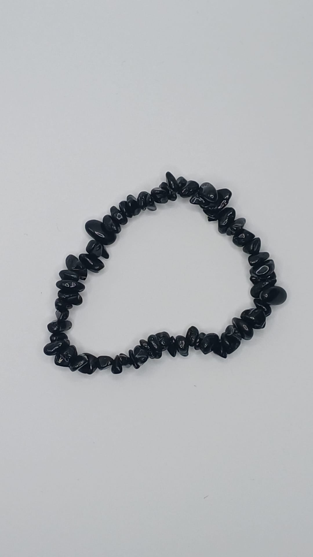 CRYSTAL BRACELET Black Obsidian