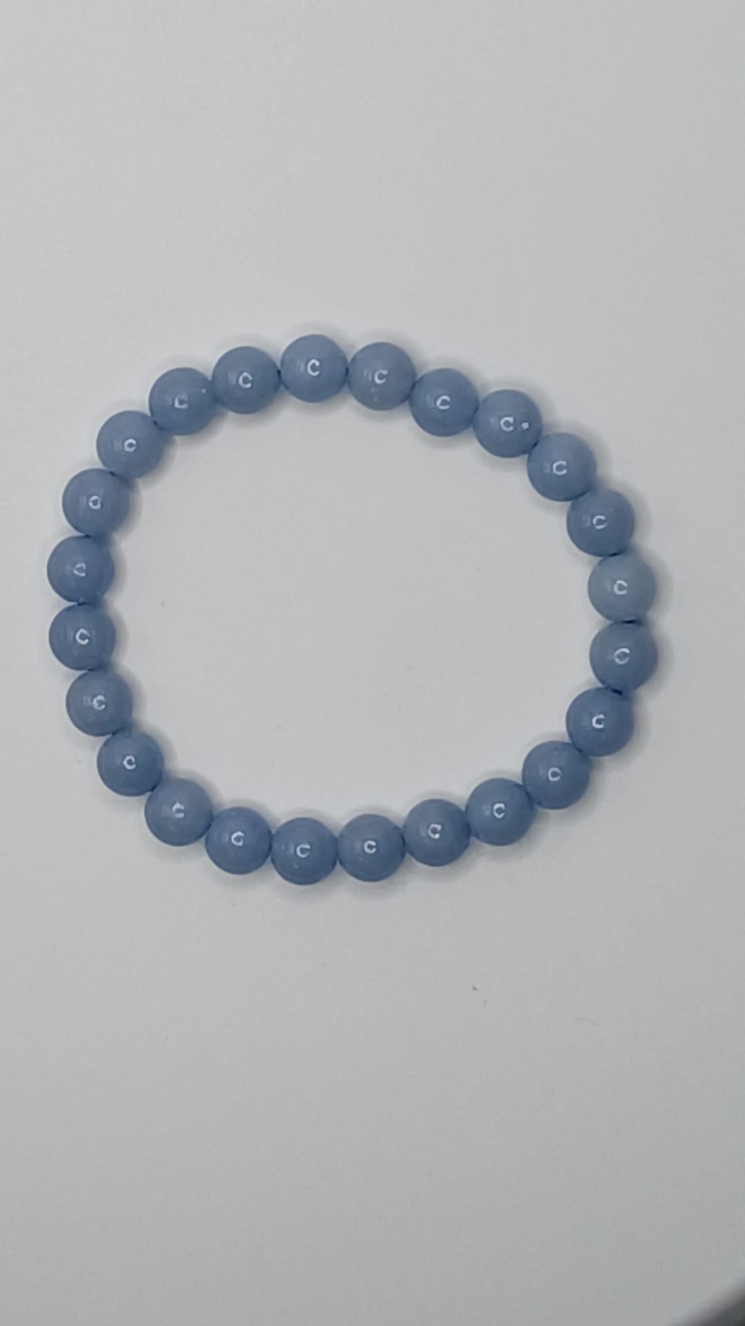 CRYSTAL BEAD BRACELET angelite