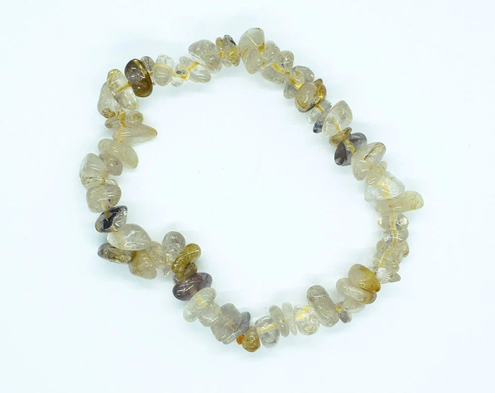 CRYSTAL BRACELET Rutilated Quartz
