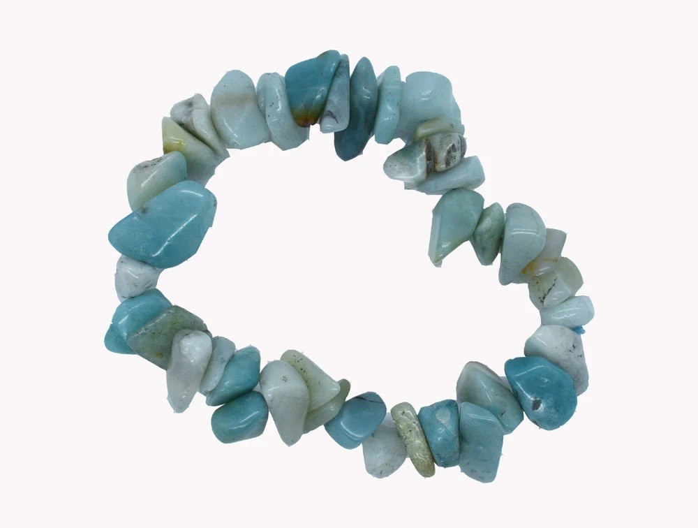 CRYSTAL BRACELET Amazonite Chunky