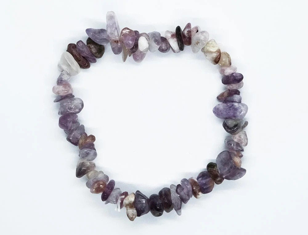 CRYSTAL BRACELET PURPLE MICA