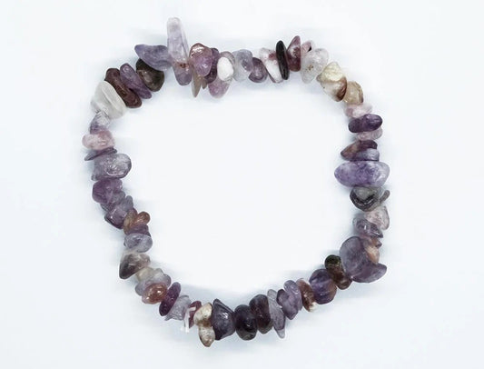 CRYSTAL BRACELET PURPLE MICA