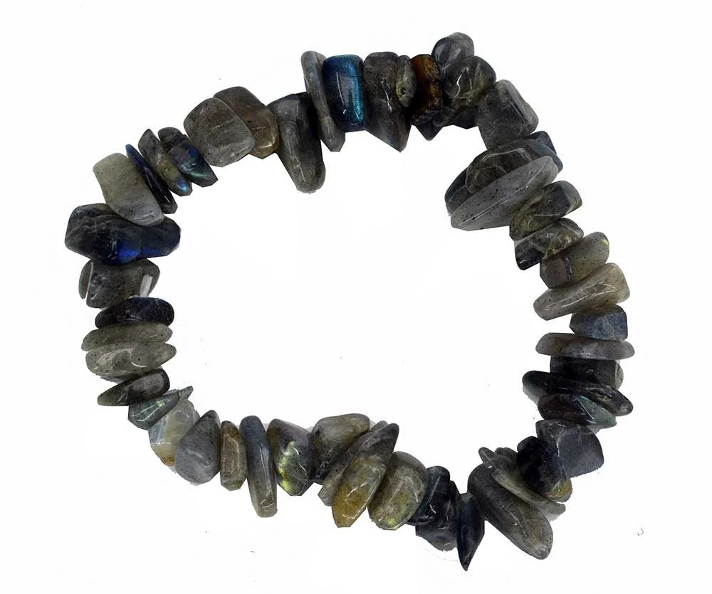 CRYSTAL BRACELET Chunky Labradorite