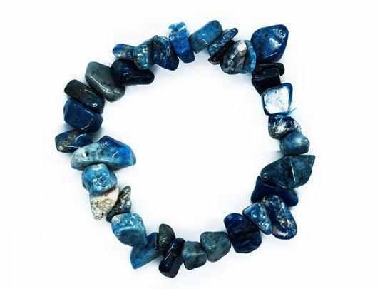 CRYSTAL BRACELET Lapis Chunky