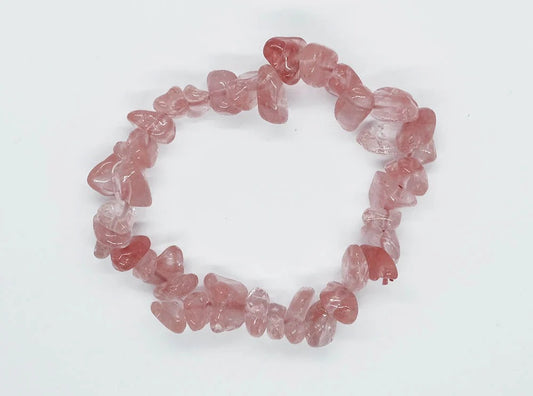 CRYSTAL BRACELET  Cherry Quartz for Kids