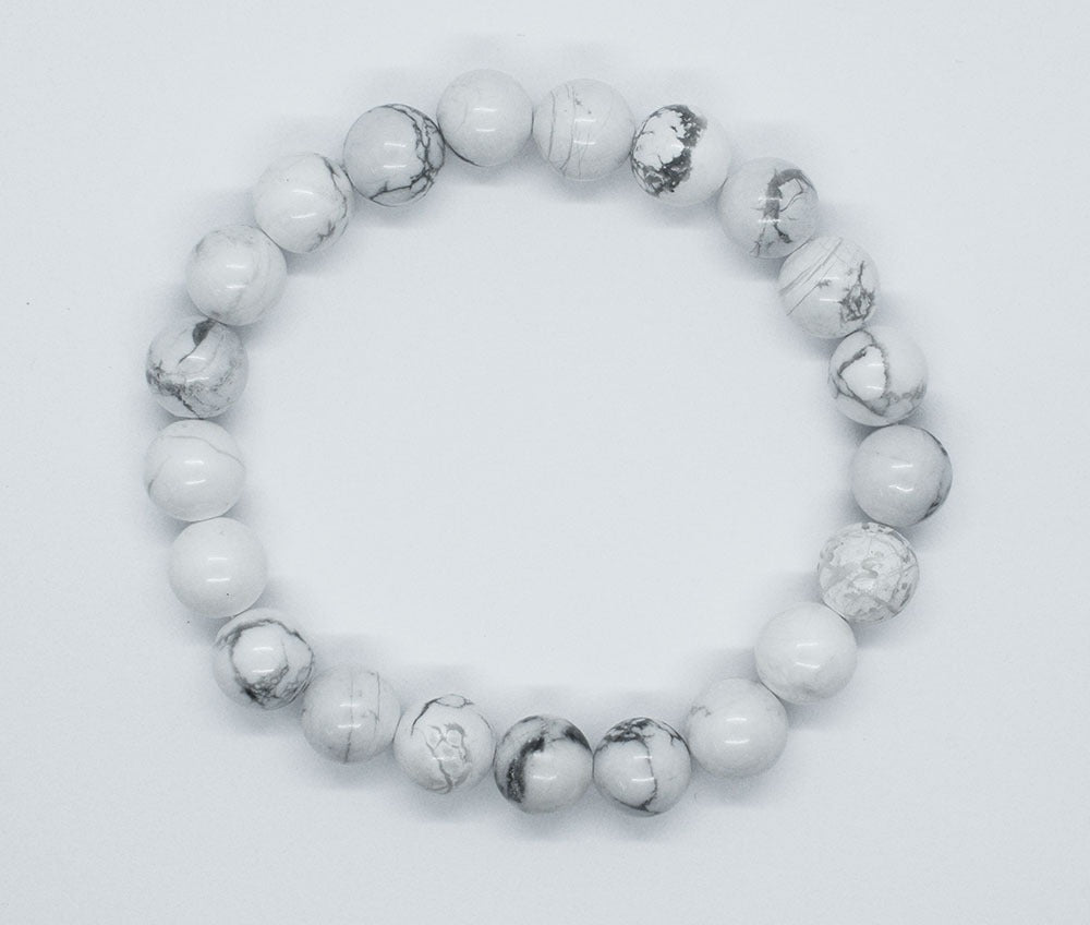 CRYSTAL BEAD BRACELET Howlite