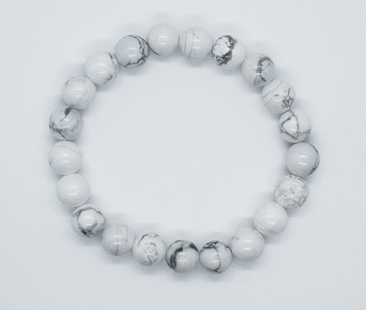 CRYSTAL BEAD BRACELET Howlite
