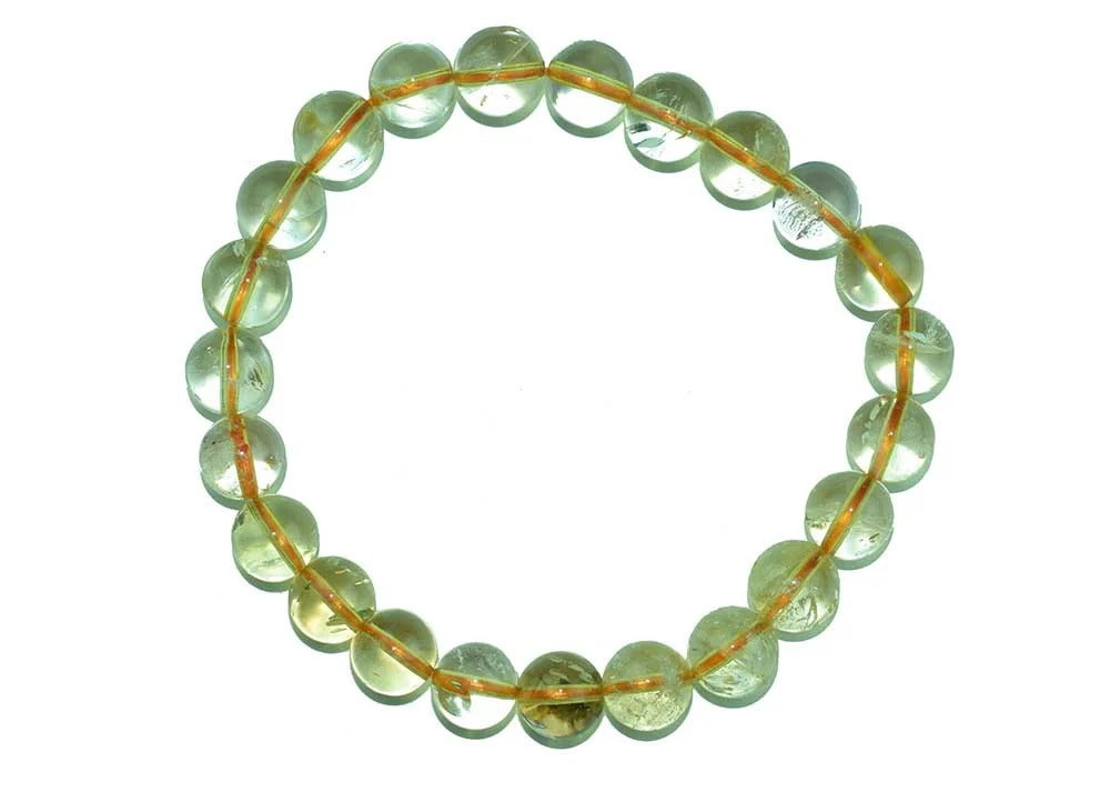 CRYSTAL BEAD BRACELET  Citrine