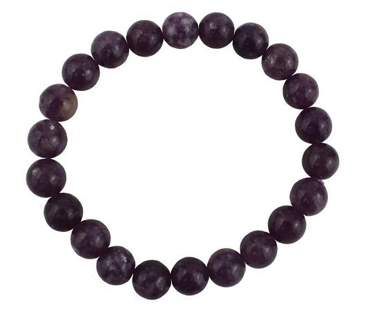 CRYSTAL BEAD BRACELET  Lepidolite