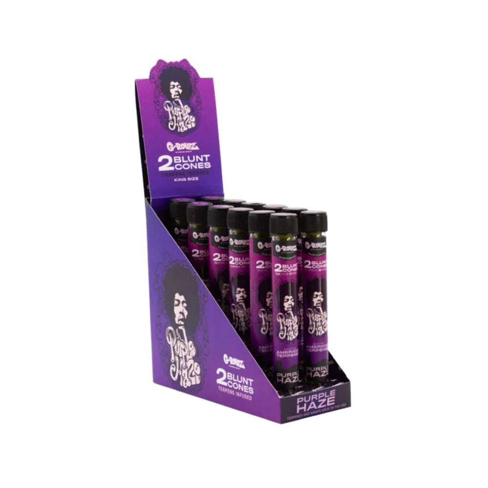 G-Rollz Terpene Infused Blunt Cones Purple Haze