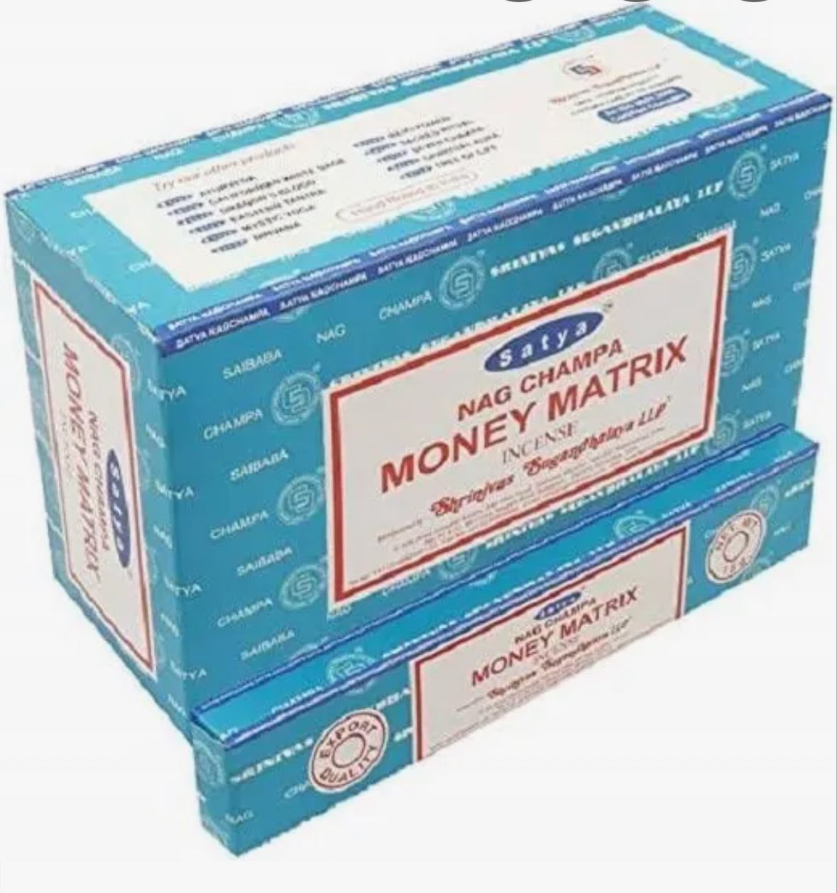 Satya Incense Money Matrix