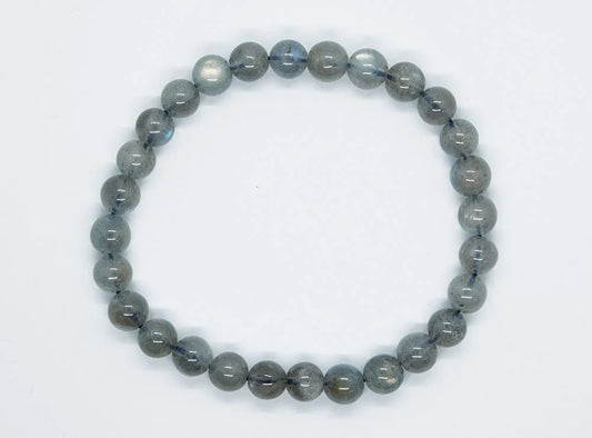 Bracelet 6mm Bead Labradorite