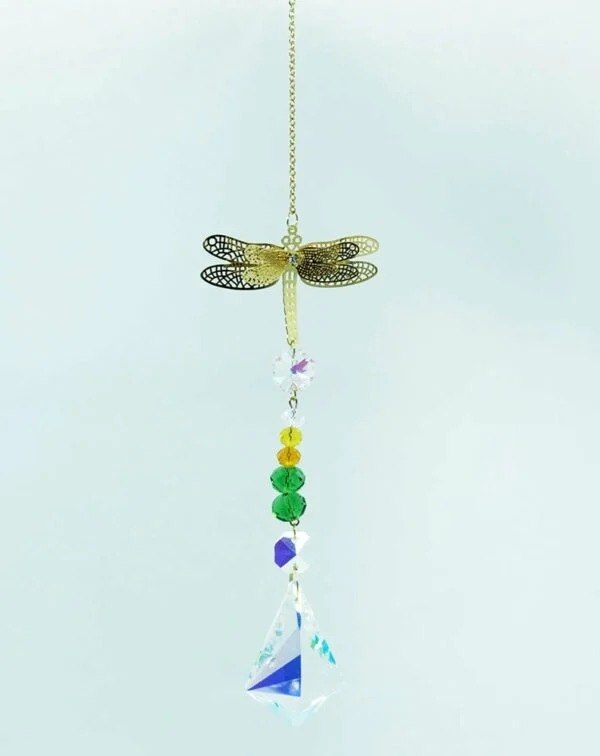 Suncatcher Dragonfly Golden