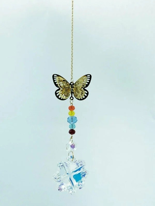 Suncatcher Butterfly Golden