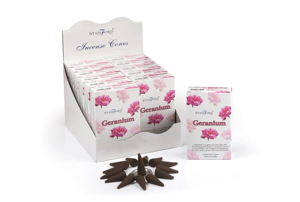 Incense Cones Stamford Geranium