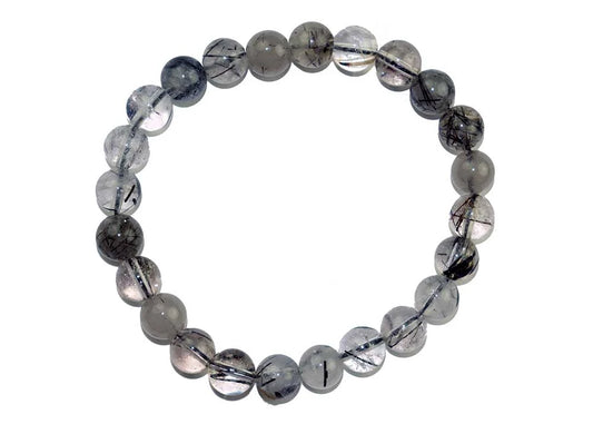Bracelet Beaded Black 8mm SKU: 76517
