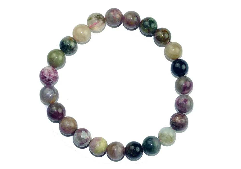 Bracelet Beaded Tourmaline 8mm SKU: 76520