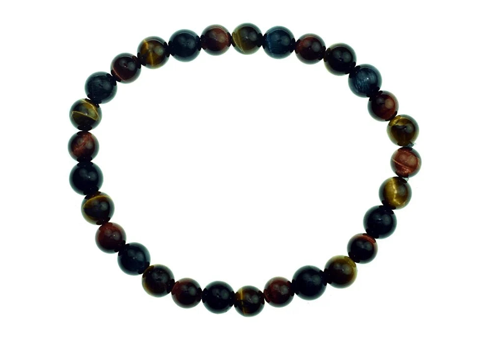 Bracelet Tiger Eye 6mm Beads SKU: 76581