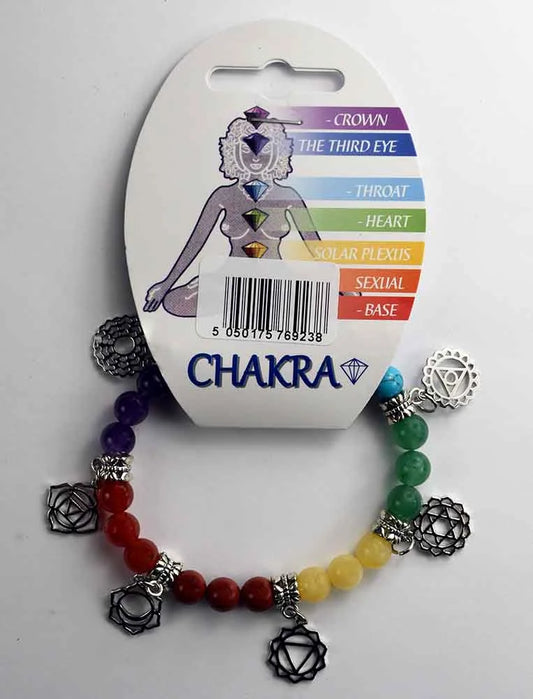 Bracelet 7 stones 8mm Chakra SKU: 76923