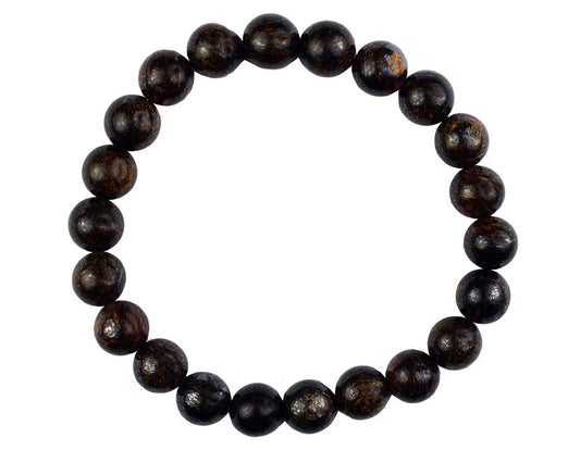 Bracelet Bronzite 8mm Beads SKU: 77233