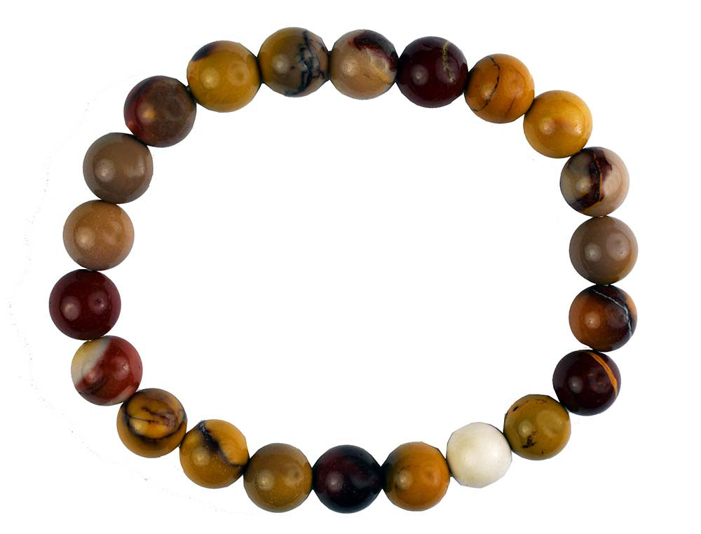 Bracelet Mookaite 8mm Bead SKU: 77237