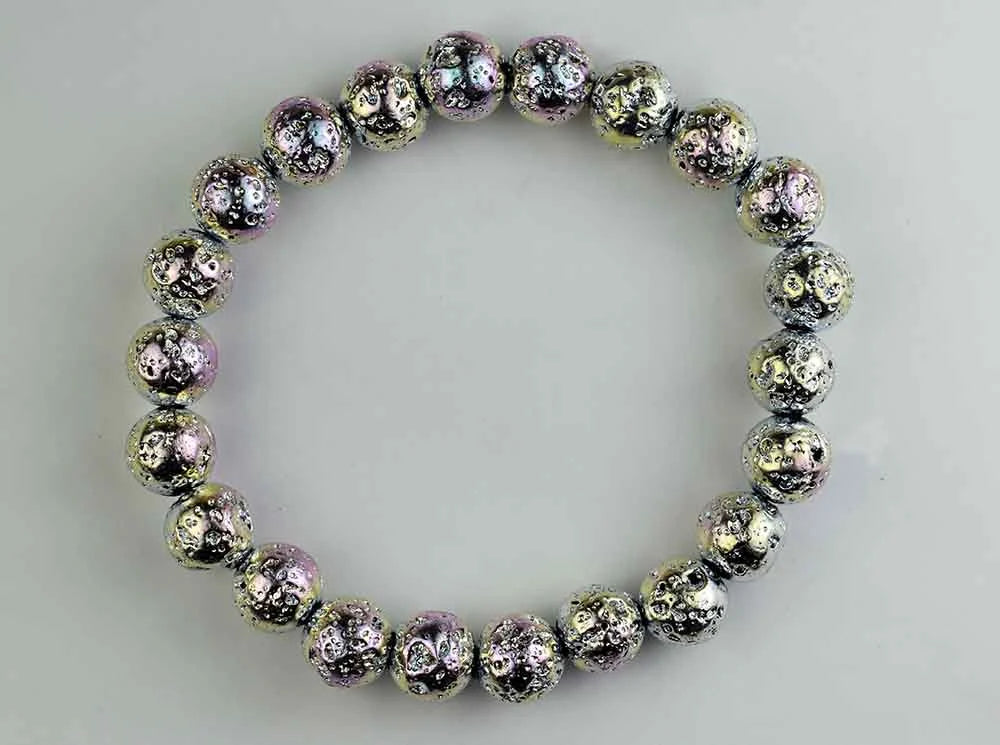 Bracelet MultiPlated Lava Bead SKU: 77252