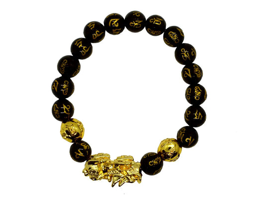Bracelet 10mm Onyx Feng-Shui SKU: 77820
