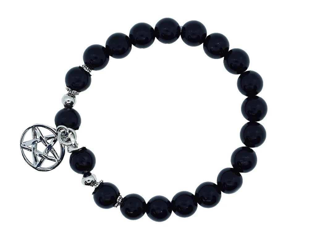 Bracelet Obsidian Pentagram SKU: 78601